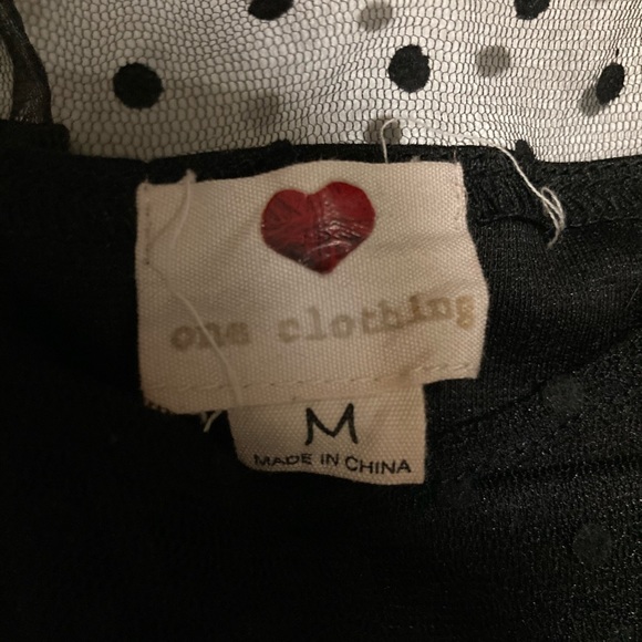 Sheer Polka Dot Top Drop Waist Dress - Picture 5 of 5